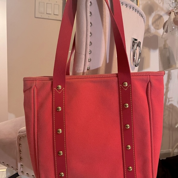 Sale! ✨Louis Vuitton Cabas MM Antiqua tote bag in Pink canvas ✨ - Picture 4 of 7